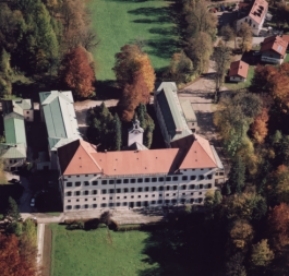 Luftbild vom Schloss